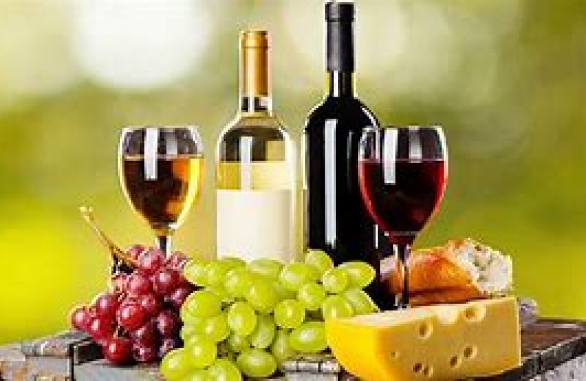 Local Cheese and Wine Event