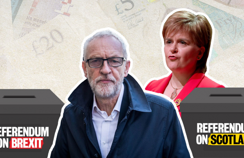 Jeremy Corbyn's plan to hold two referendums will take up the whole of 2020 and will cost over £150m